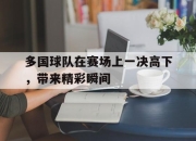 多国球队在赛场上一决高下，带来精彩瞬间的简单介绍